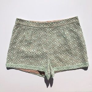 Victoria Beckham Lace Shorts